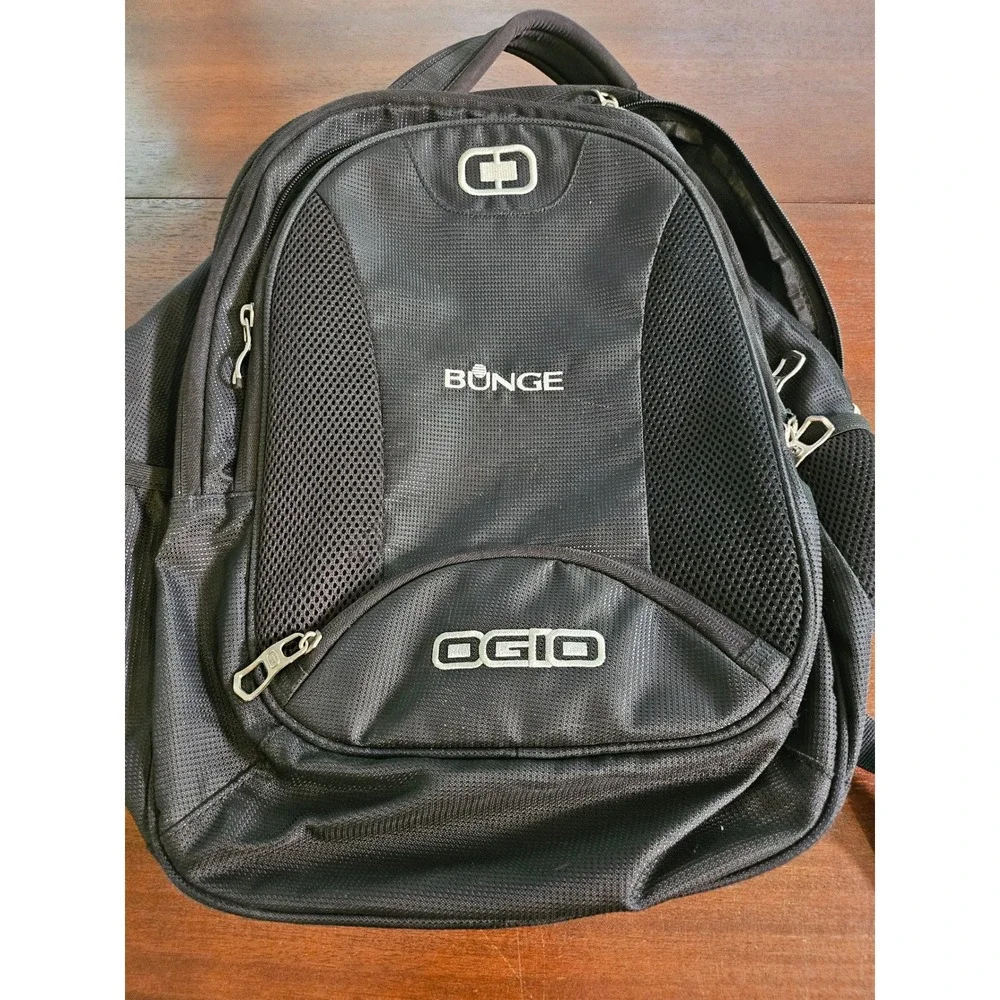 OGIO Bunge Backpack Unisex Black Laptop Bag Padded Straps Travel Work